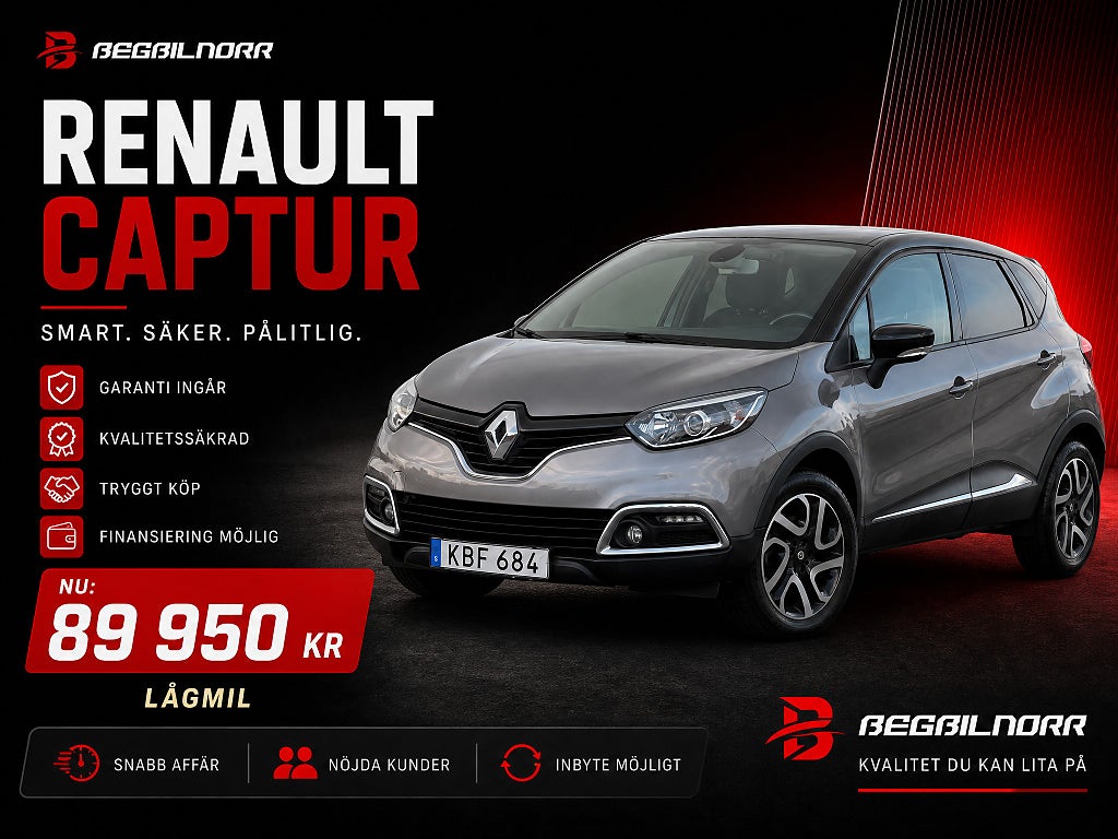 Renault Captur 1.2 TCe EDC*Nyserv*Nybes