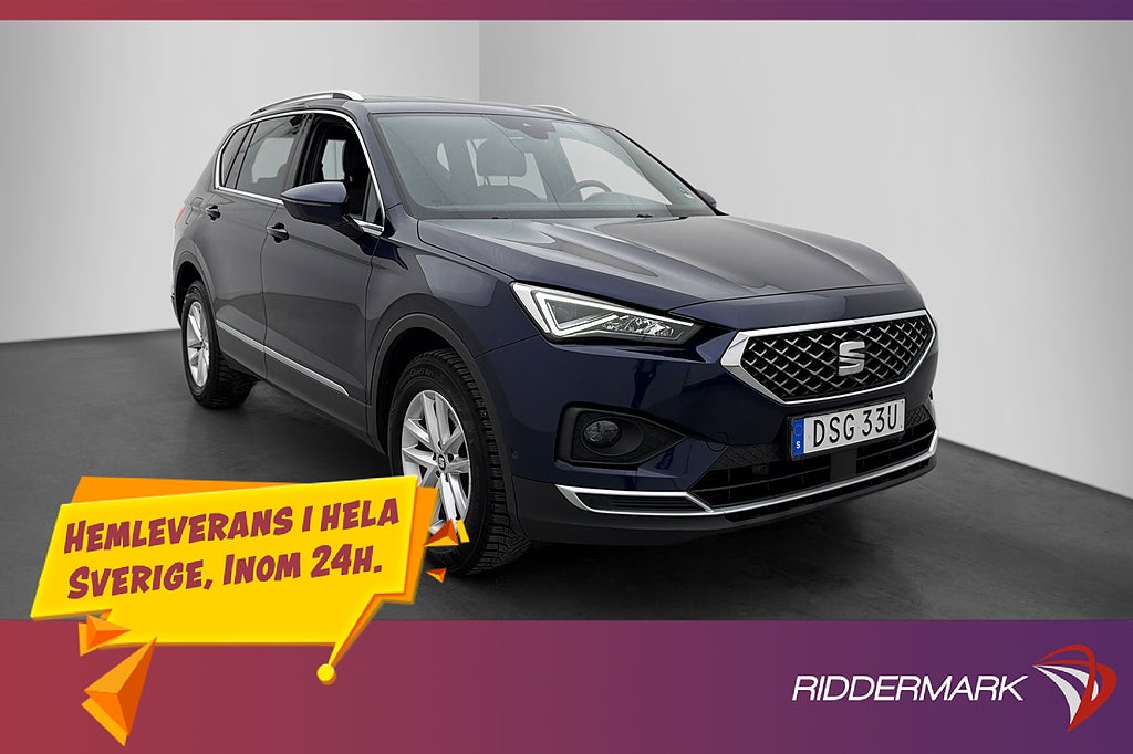 Seat Tarraco 2.0 TDI 4D Xcellence 7-Sits Värm Cockpit Drag