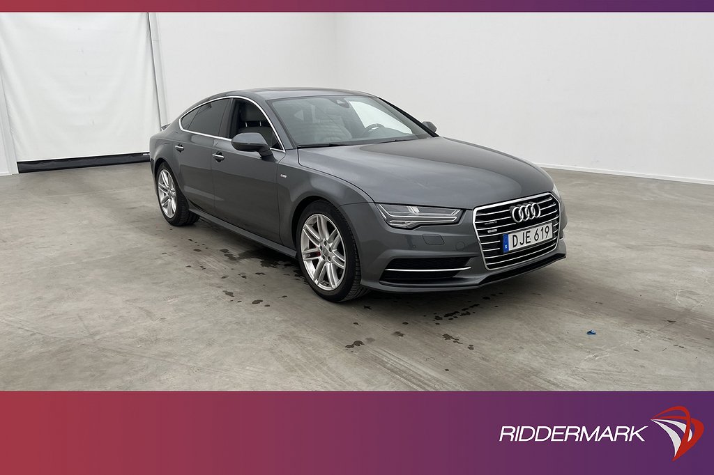 Audi A7 Sportback V6 Q 218hk S-Line Takluck 4,95% Ränta