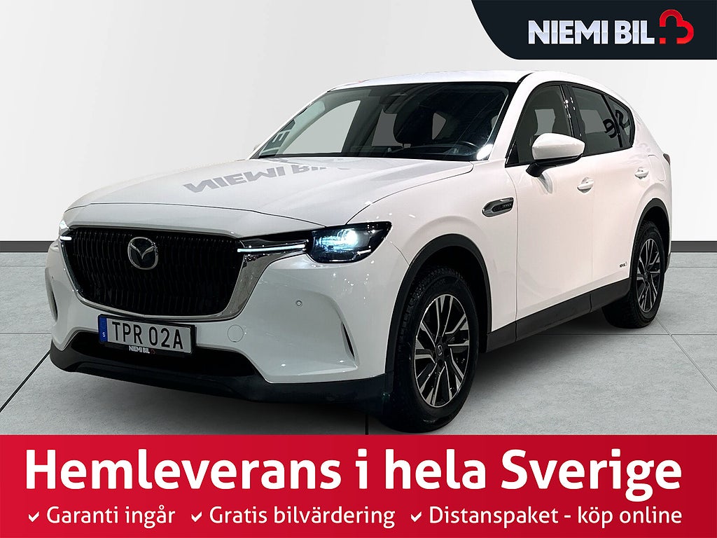 Mazda CX-60 PHEV Rattvärme Kamera GPS Carplay S/V-hjul MOMS