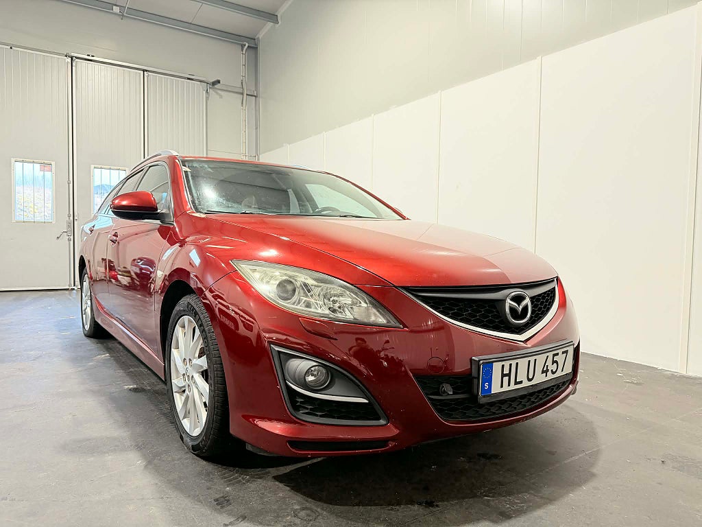 Mazda 6 Wagon 2.0 MZR-DISI |Nybesiktigad|Nyservad|Fr.377 kr/mån