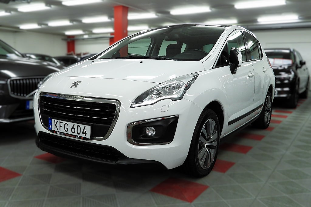 Peugeot 3008 1.6 BlueHDi EAT Panorama Webasto Värmare SoV Hjul 