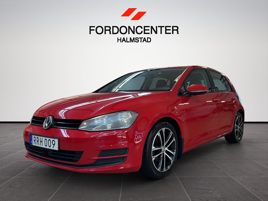 Volkswagen Golf 5-dörrar 1.2 TSI 105hk, B-Kamera|Drag|ACC|Ny-Servad
