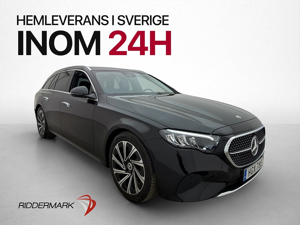 Mercedes-Benz E 300 T e 313hk MOMS Drag Skinn Kamera Adaptiv