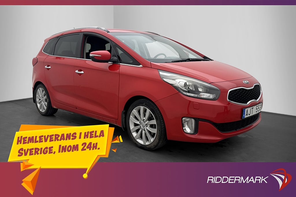 Kia Carens 1.7 CRDi 136hk 7-Sittplatser Sensorer Farthållare