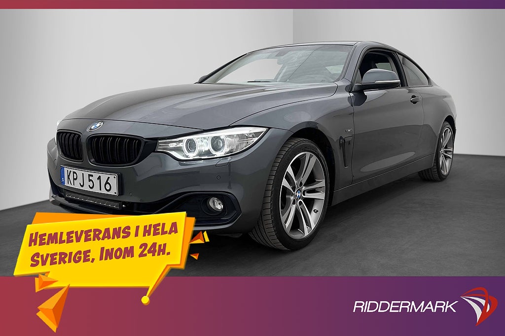 BMW 428 i xDrive Coupé M Sport-Ratt HiFi Kamera Navi Drag