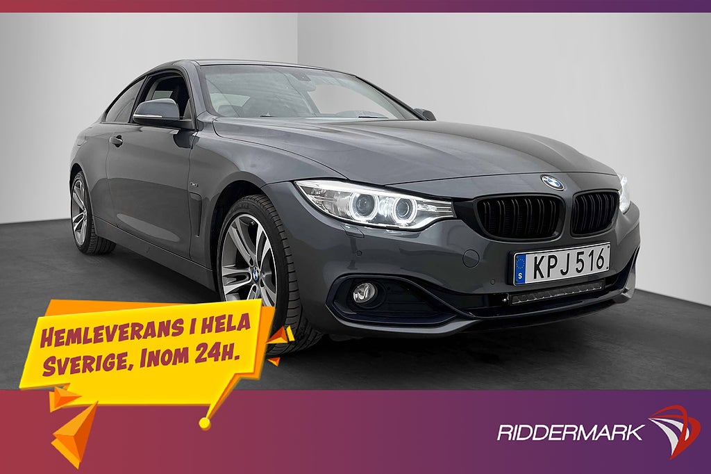 BMW 428 i xDrive Coupé M Sport-Ratt HiFi Kamera Navi Drag