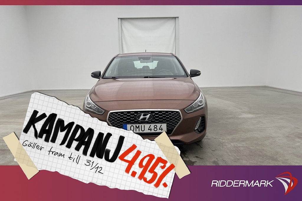 Hyundai i30 1.6 CRDi 110hk Comfort Kamera Rattvä 4,95% Ränta