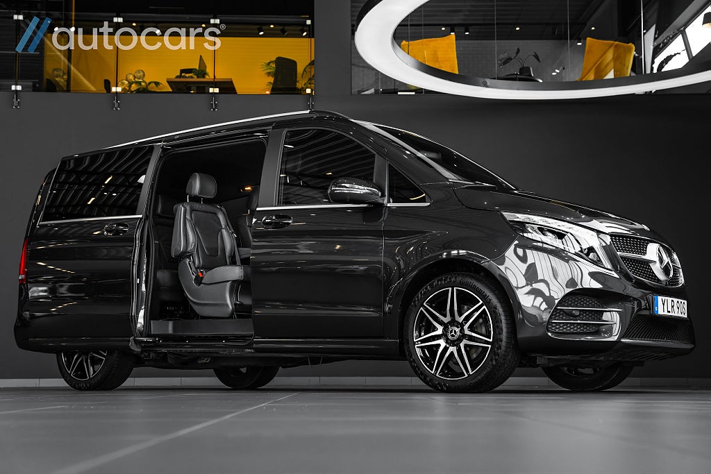 Mercedes-Benz V 300d 237hk 4MATIC 9G AMG|Leasbar|7-sits|Läder|D-Värmare
