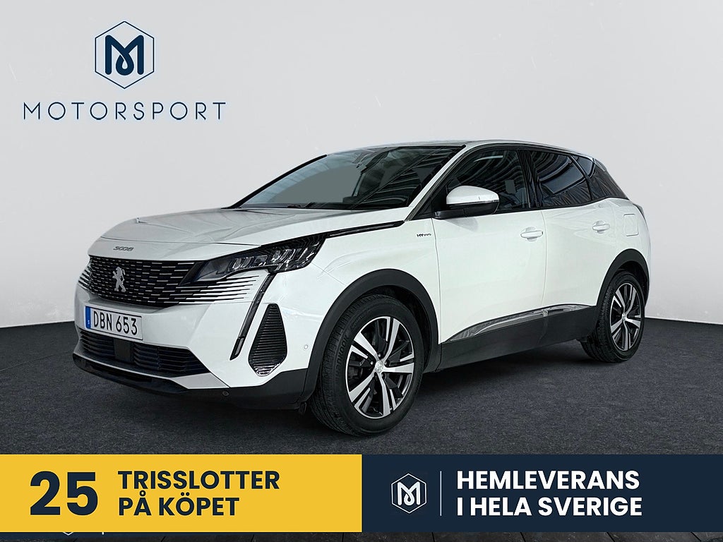 Peugeot 3008 HYBRID 224hk Aut Dragkrok Backkamera Förklimatisering