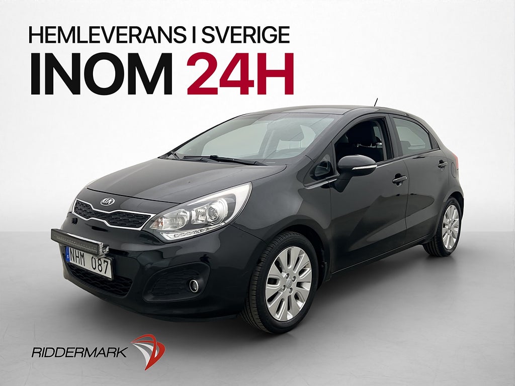 Kia Rio 1.2 CVV 84hk GLS M/K Värmare Rattvärm AC lågskatt