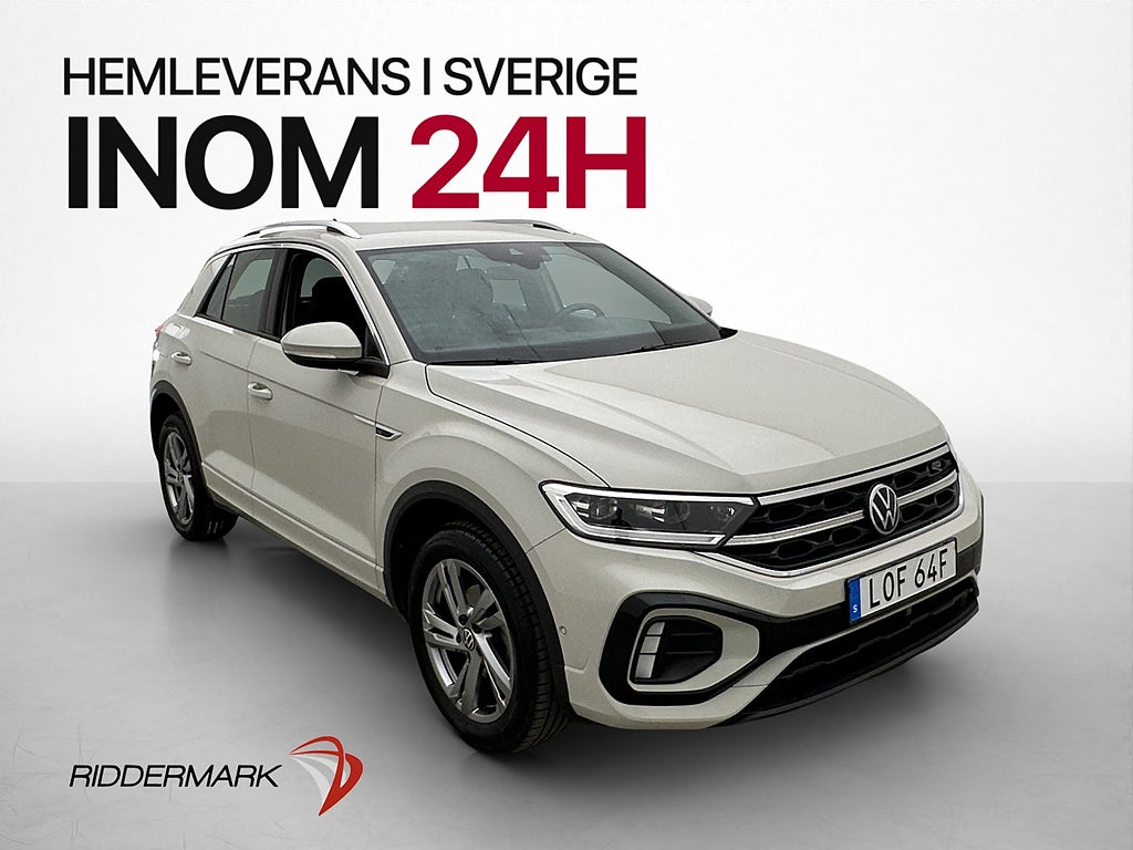 Volkswagen T-Roc TSI 150hk R-line Cockpit Kamera Värmare