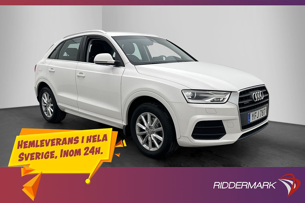 Audi Q3 2.0 TDI Quattro 150hk P-Sensorer  Farthållare