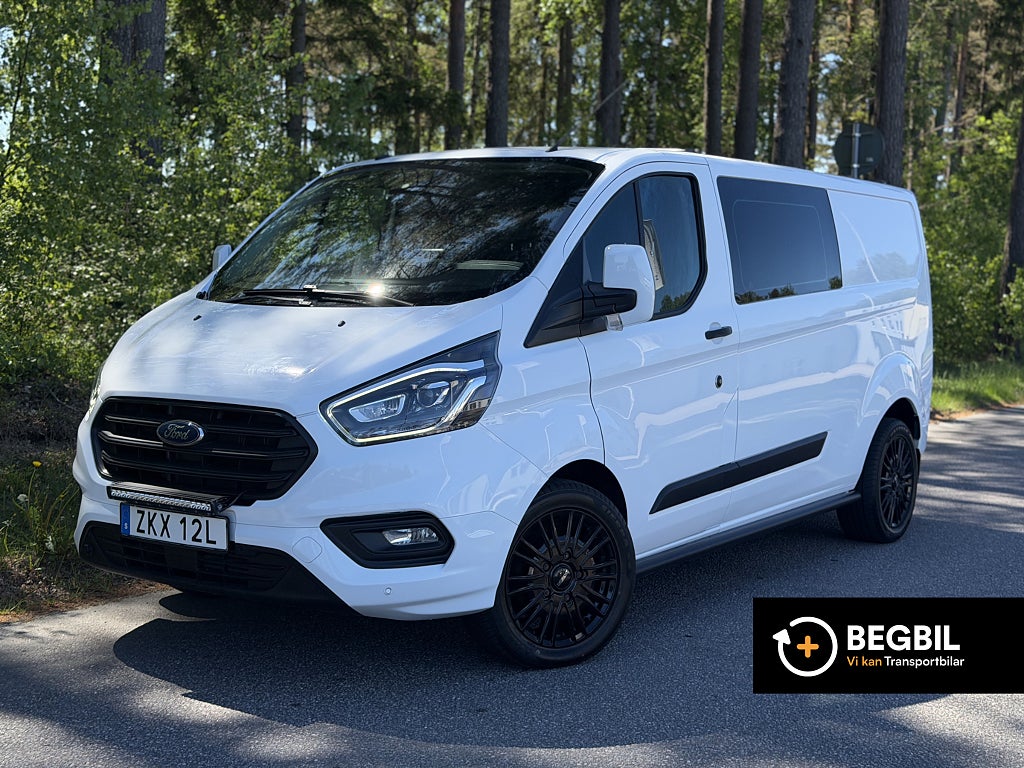 Ford transit Custom 2.0 TDCi Crew Van /6-sits/Leasbar/Drag/B-Kamera