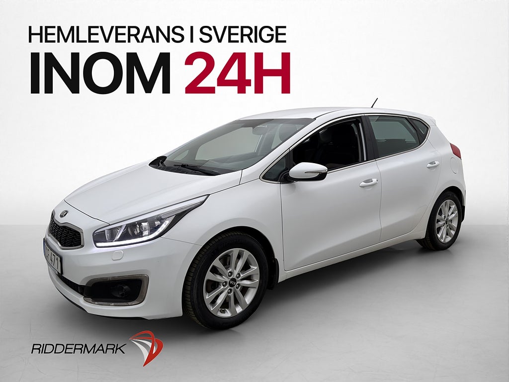 Kia Ceed 1.6 CRDi M&K-Värmare Rattvärme Farthållare Sensorer