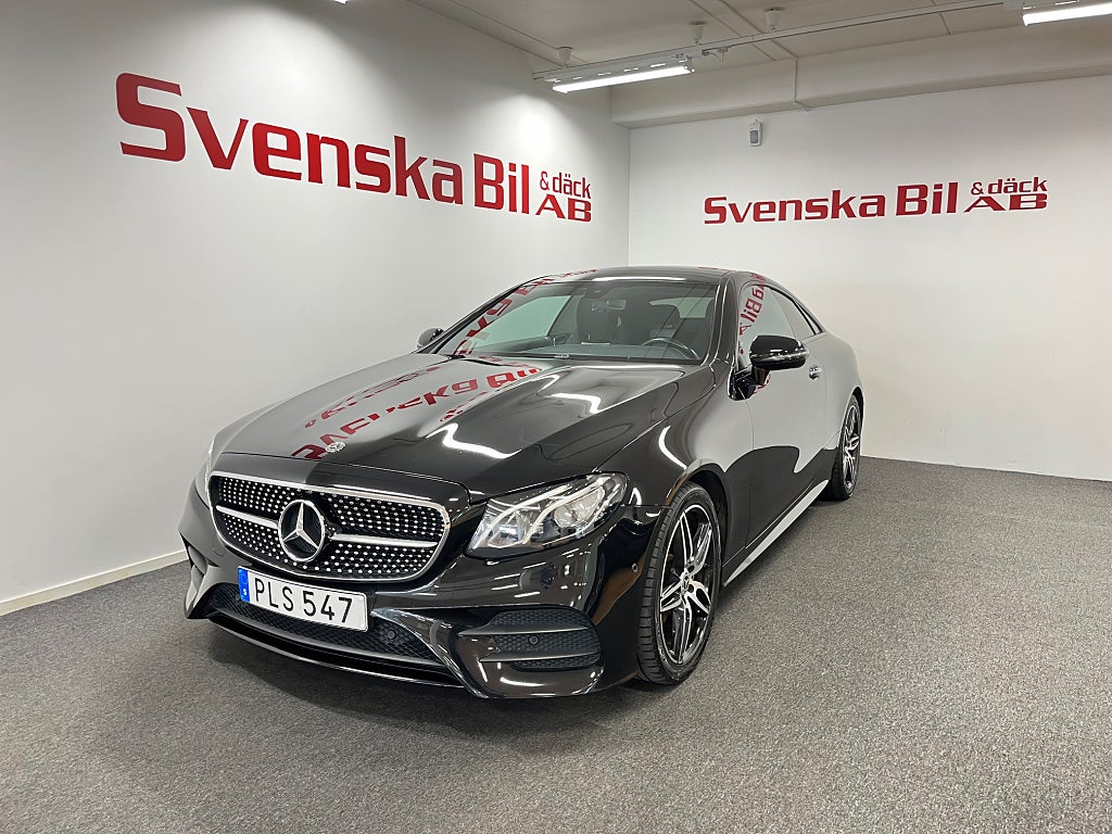 Mercedes-Benz E 220 d Coupé 9G-AUT AMG Line Pano 2,99% Ränta