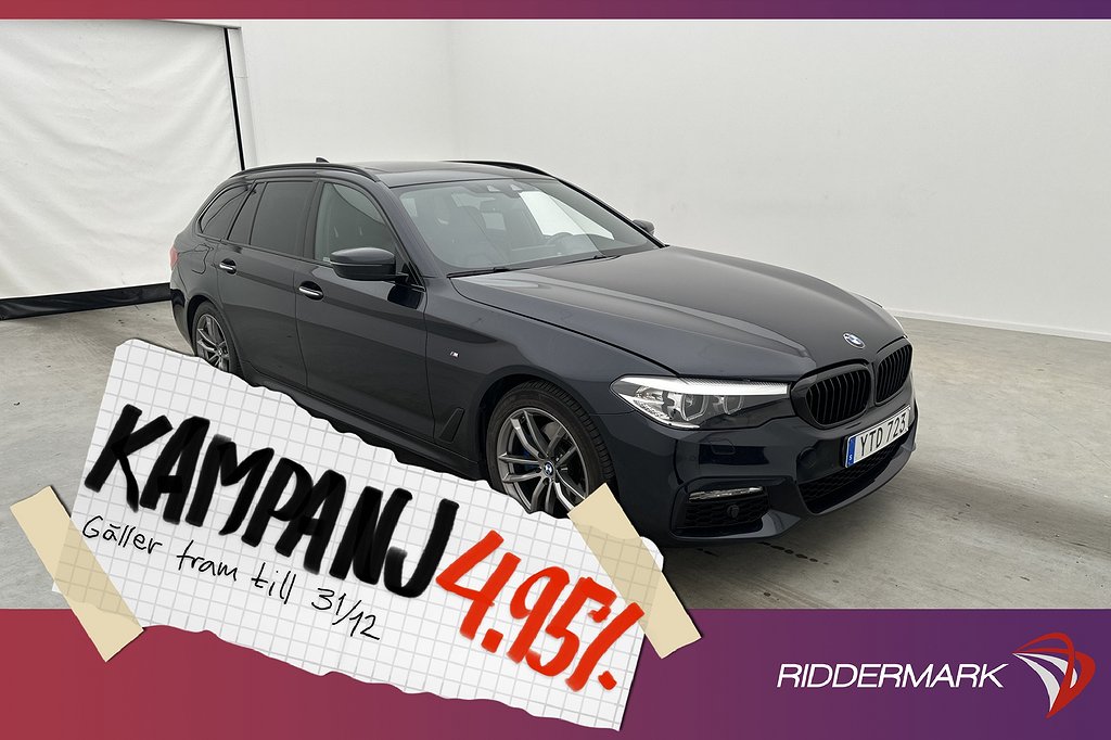 BMW 520 d 190hk xDrive M Sport D-Värm Kamera Pano 4,95% Ränta