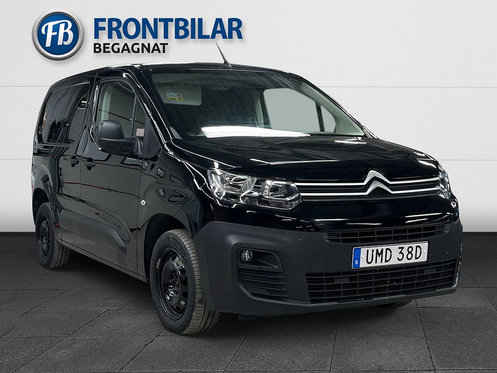 Citroën Berlingo Van 1.5 100hk/Värmare/Sensorer/3-Sits/MOMS