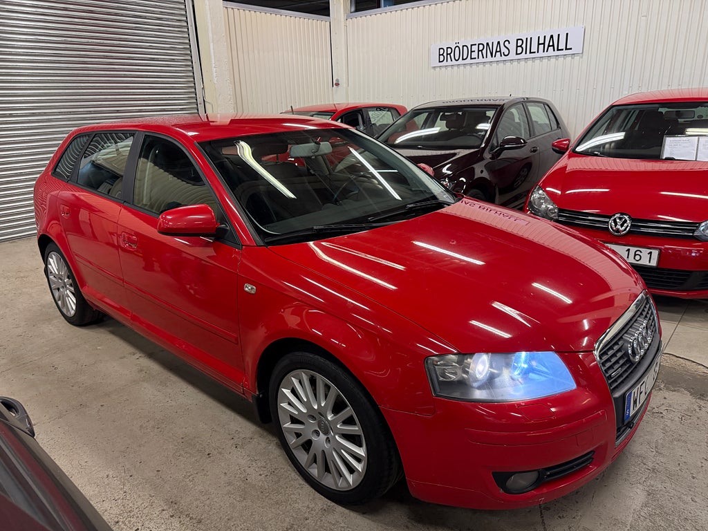 Audi A3 Sportback 2.0 TFSI quattro 200hk/ Xenon/ Motorvärmare