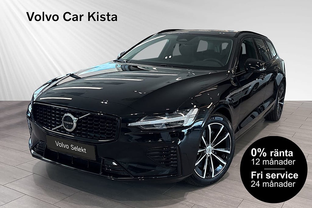 Volvo V60 T6 Plus Dark Nordic Edition Läder H/K 0%RÄNTA