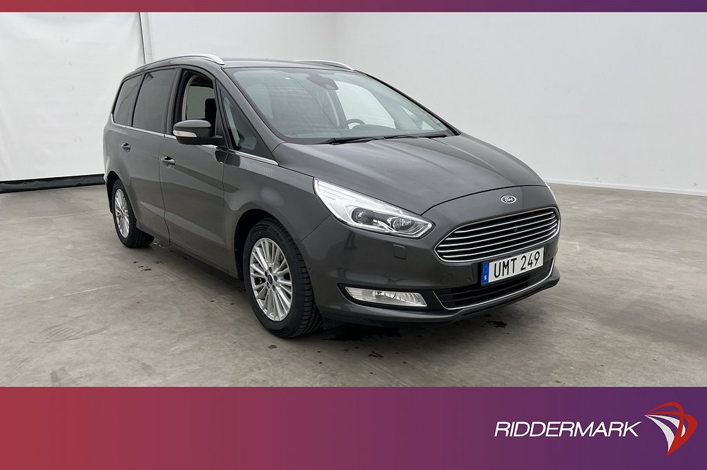 Ford Galaxy 2.0 AWD 180hk Titanium 7-Sits Värm Kamera Navi