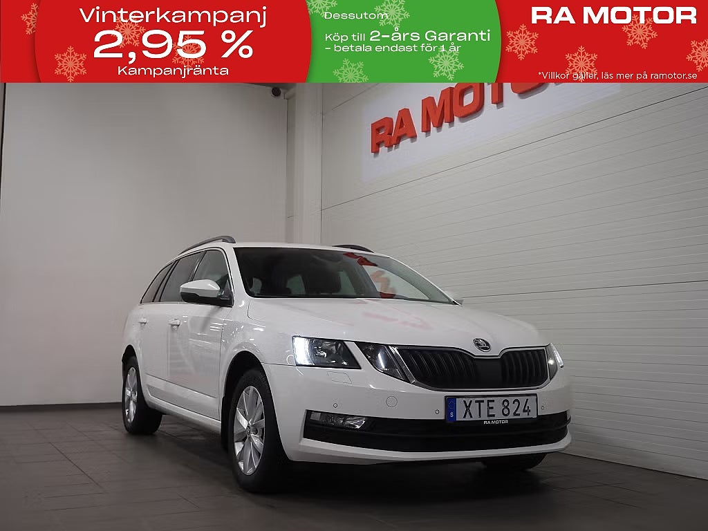 Skoda Octavia Kombi 2.0 TDI 4x4 Ambition D-Värm Dragkrok PDC 2018