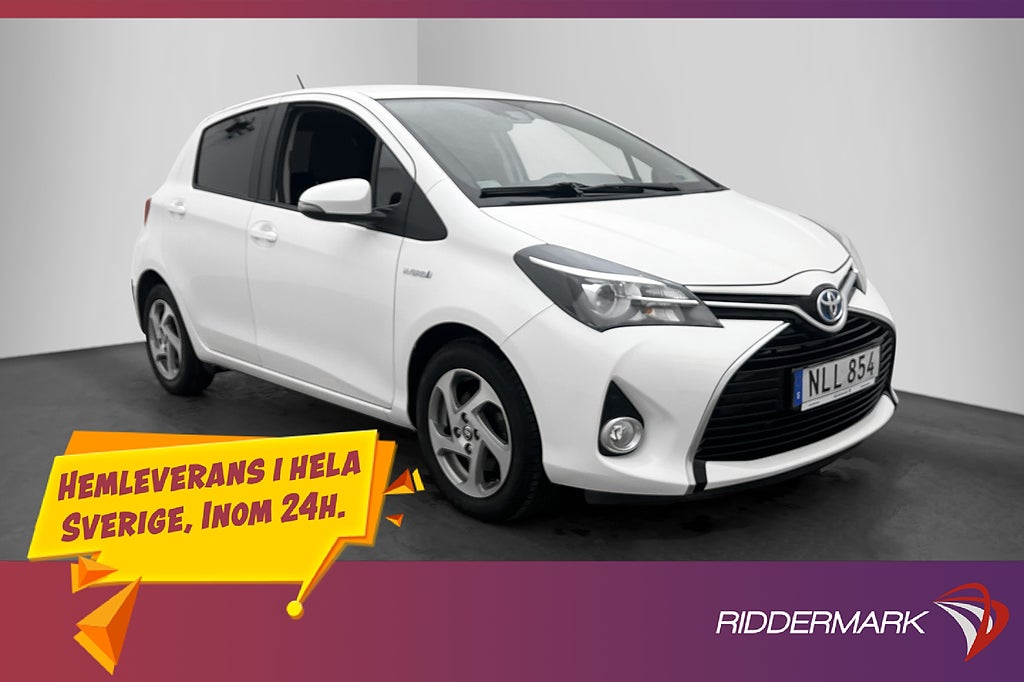 Toyota Yaris Hybrid e-CVT Active Backkamera Motorvärmare