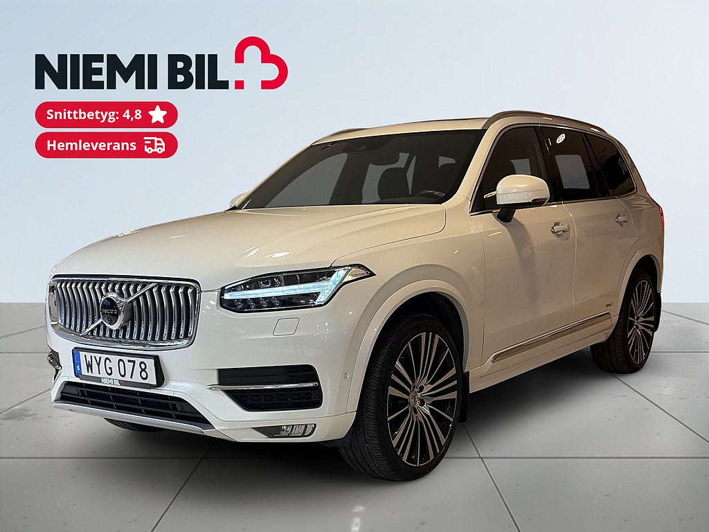 Volvo XC90 7-sits D5 AWD Inscription Drag Mvärme Luftfjäd 360° S&V