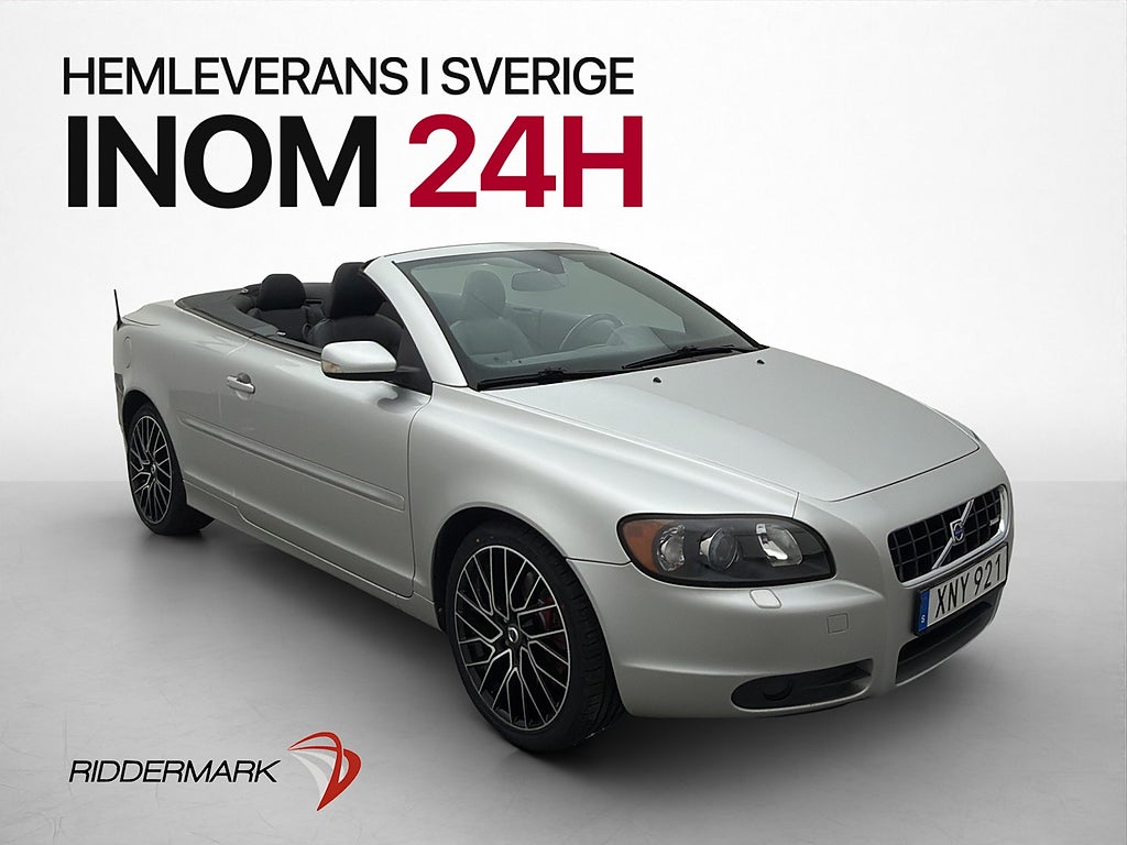 Volvo C70 Cabriolet T5 220 Summum Skinn Farthållare