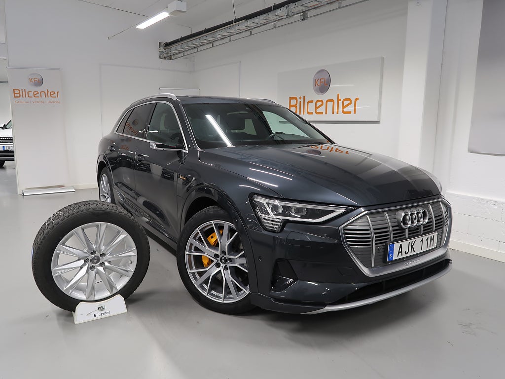Audi E-Tron 55 Q V-Däck ingår Cockpit-B&O-360°/3D-Pano-Drag-Matrix-