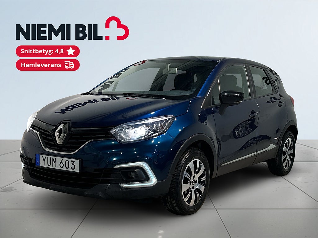 Renault Captur 0.9 TCe Dragkrok Motorvärmare GPS Keyless SoV
