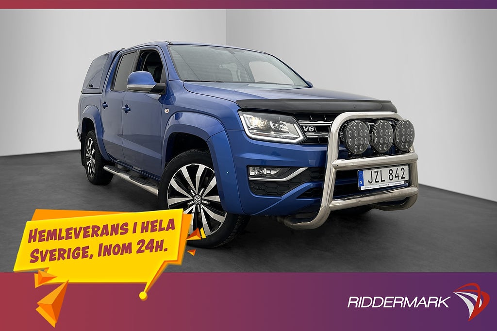 Volkswagen Amarok Aventura 3.0 V6 4M Värm Drag CARPLAY Moms