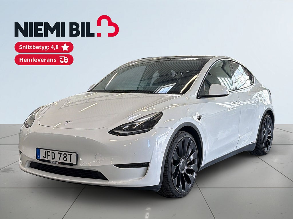 Tesla Model Y Performance Performance S&V-Hjul/Drag/Värmepump/Pano