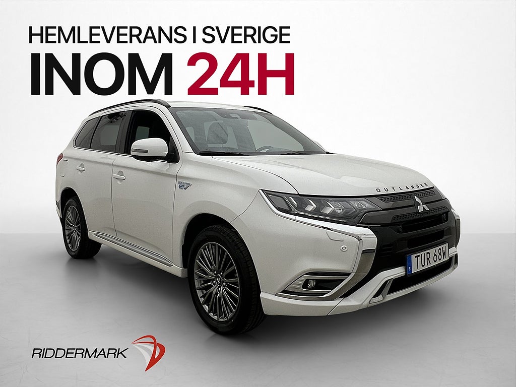Mitsubishi Outlander PHEV 224hk AWD Skinn Taklucka 360°