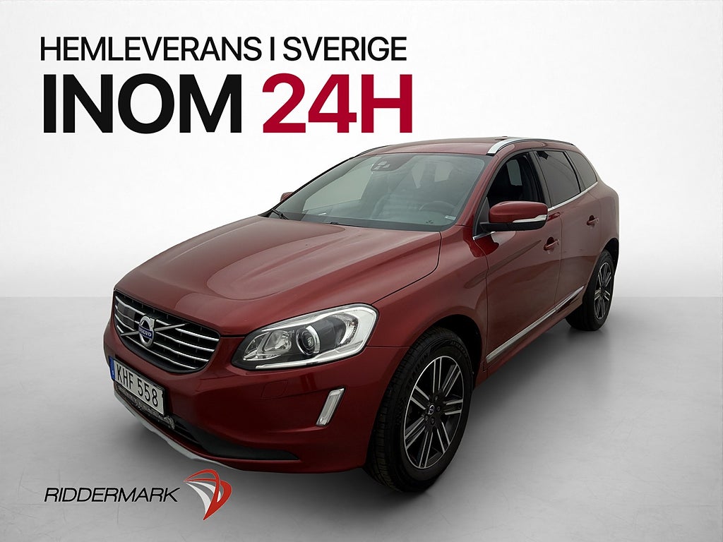 Volvo XC60 D4 AWD Classic Summum VOC D-Värm Skinn Drag Navi