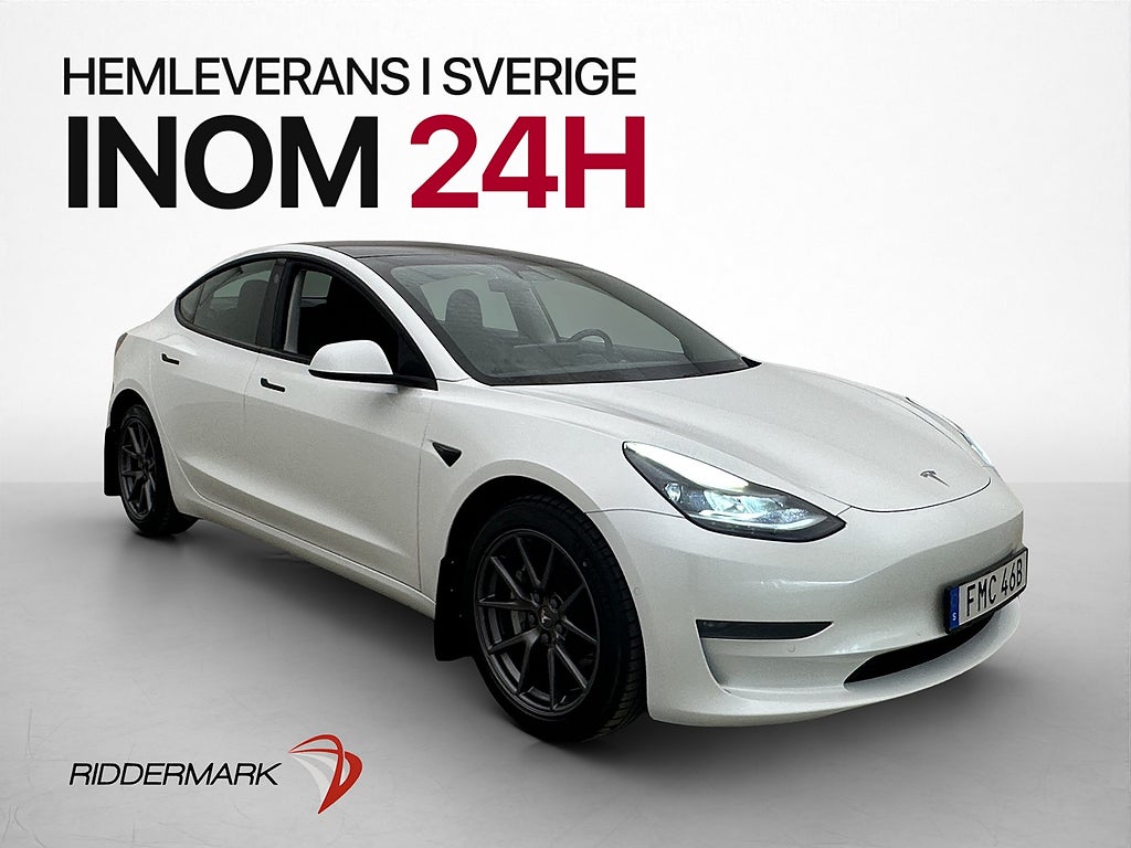 Tesla Model 3 Long Range AWD Autopilot Pano Svensksåld