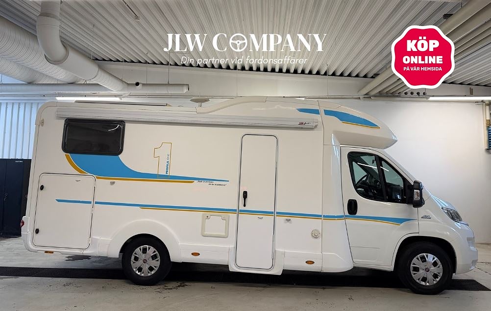 Eura Mobil Profila One 690 EB Solceller | Backkamera  | Långbäddar + Taksän