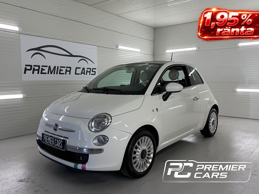 Fiat 500 1.2 Lounge Panorama S&V hjul