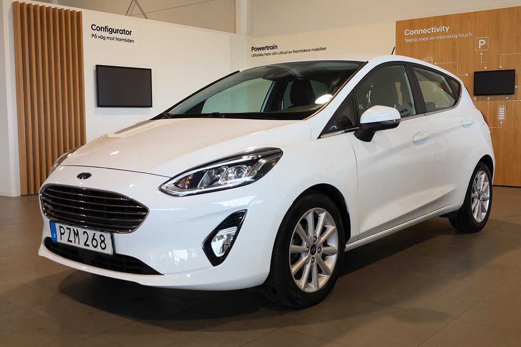 Ford Fiesta 1,0 Titanium 100HK Aut Drag Adaptiv Farthållare 2018