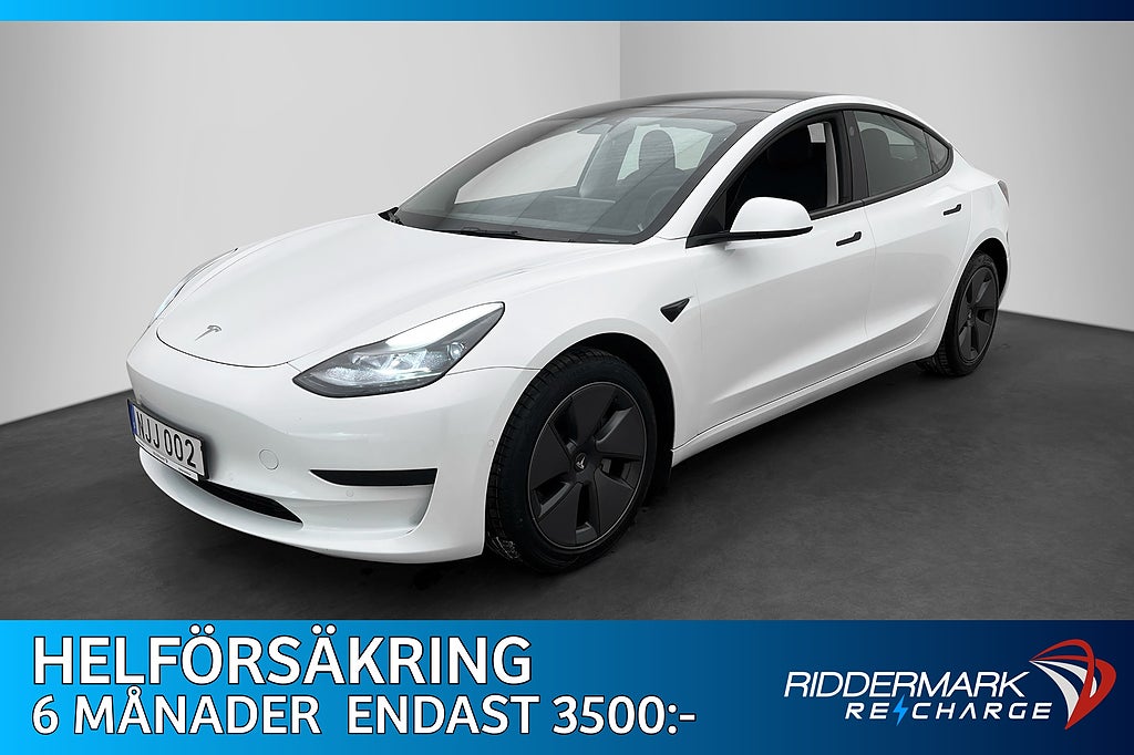 Tesla Model 3 Standard Range Autopilot Pano Rattvärme S.Såld