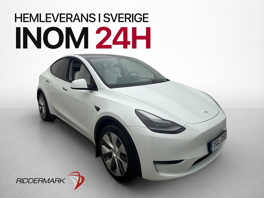 Tesla Model Y Long Range AWD 514hk MOMS Autopilot Drag Pano