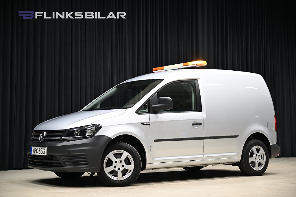 Volkswagen Caddy 2.0 TDI 102HK Inredd|Drag|Värmare|M/K-Värmare|Lågmil