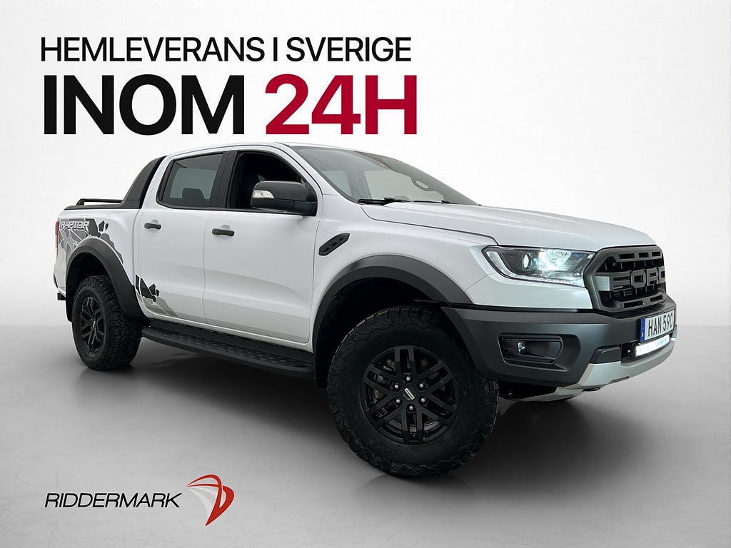Ford ranger Raptor 213hk 4x4 Värmare Drag Diff B-Kamera Moms