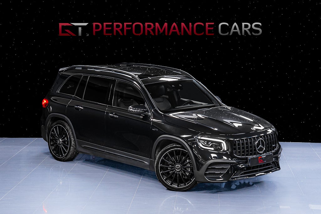 Mercedes-Benz GLB 35 AMG 4MATIC Pano 21" Kolfiberoptik Matrix Dragkrok 