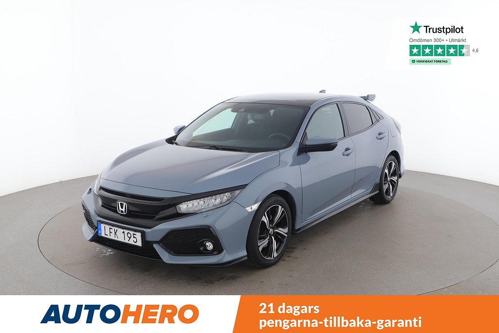 Honda Civic 5-dörrar 1.5 i-VTEC Turbo CVT / Panorama, GPS