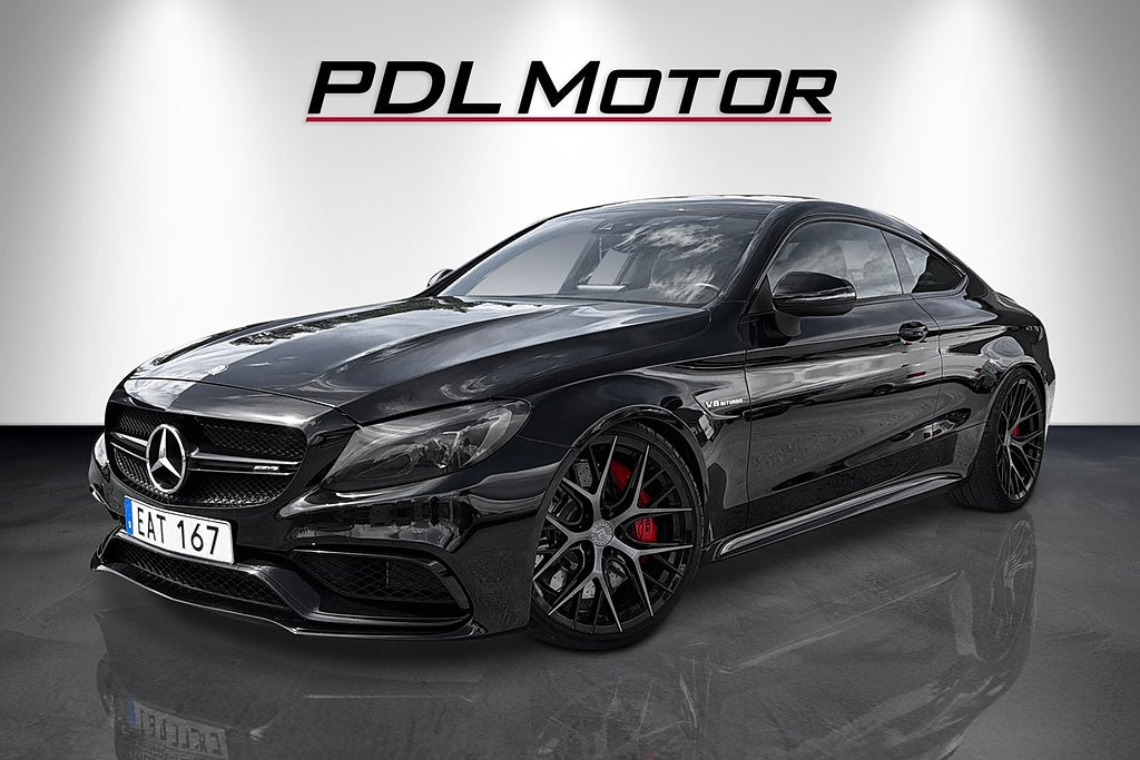 Mercedes-Benz AMG C 63 S Coupé Speedshift MCT 510hk "Endast 5019mil"