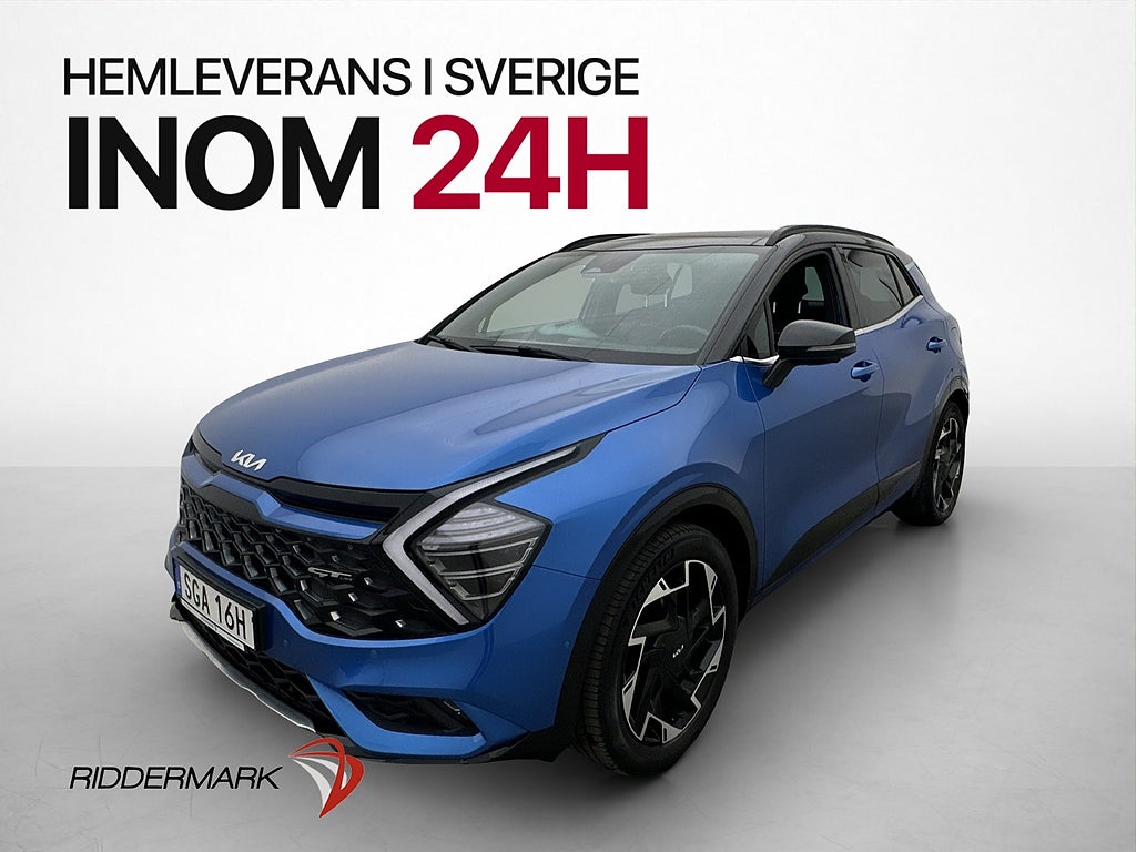 Kia Sportage PHEV AWD 265hk GT-Line Pano H/K 360°  CarPlay