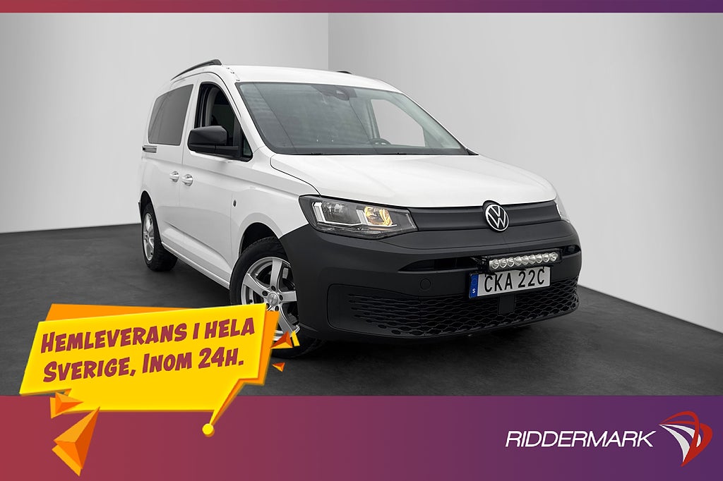 Volkswagen Caddy Life 2.0TDI Värmare B-Kamera Bluetooth Moms
