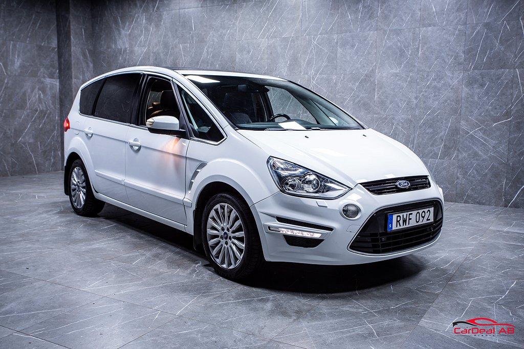 Ford S-Max 2.0 TDCi 163hk Business 7-Sits Pano Skinn Drag