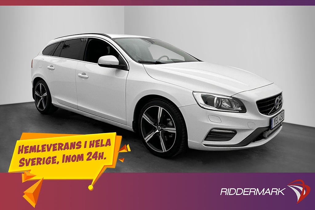 Volvo V60 D3 150hk R Design Dragkrok Värmare Rattvärme